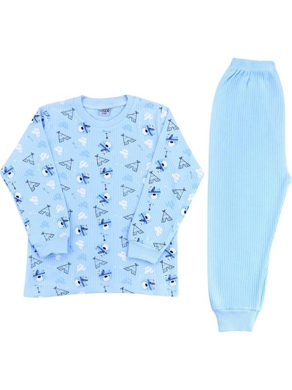 Sebi Pijama Takım 4-6 Yaş Kızıldereli Ayıcık 9147