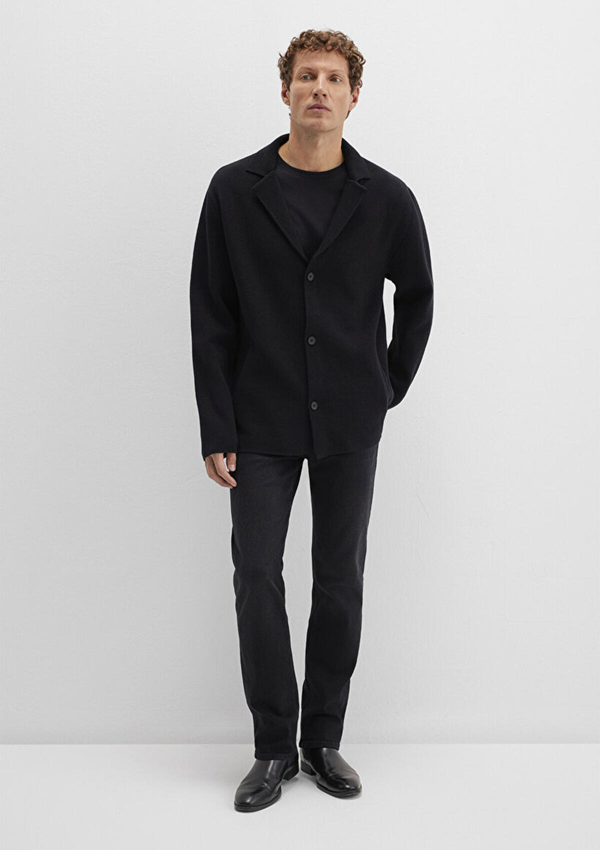 Mavi Erkek Hırka M0710330-900 Siyah