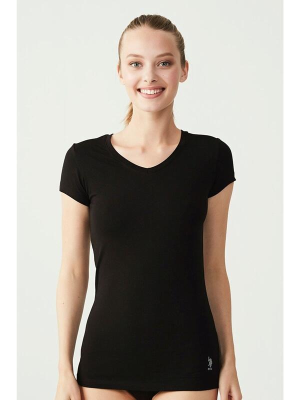 U.S Polo Assn. Tişört 66004 Siyah