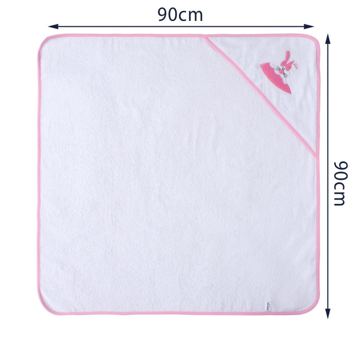 Sevi Bebek Banyo Havlusu 90*90Cm 89-2 Pembe Sevi Bebek Banyo Havlusu 90*90Cm 89-2 Pembe