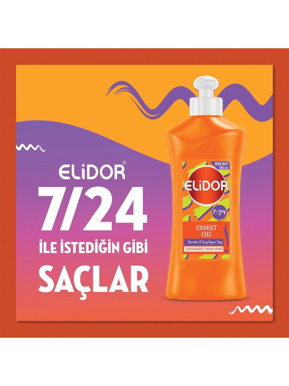 Elidor Saç Bakım Kremi 7/24 Onarıcı Etki 265Ml