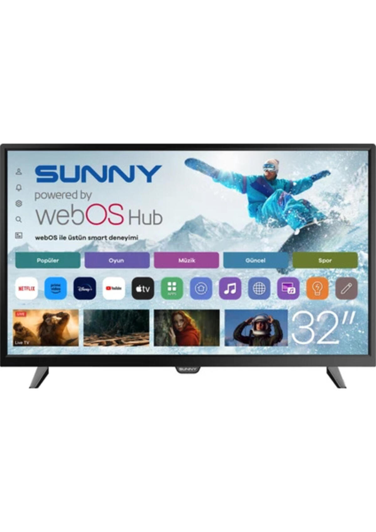 Sunny Led Tv 32" SN32DAL540 WebOS