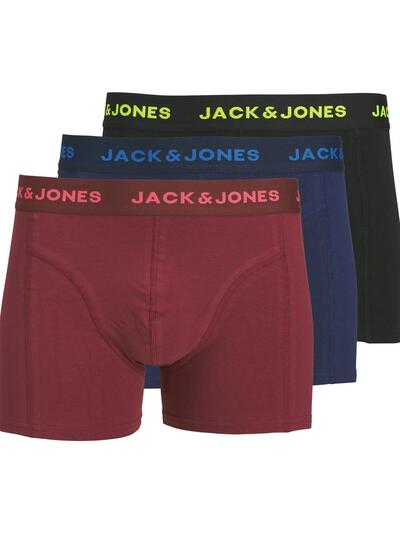 Jack&Jones Boxer 3Lü 12272132 Lacivert