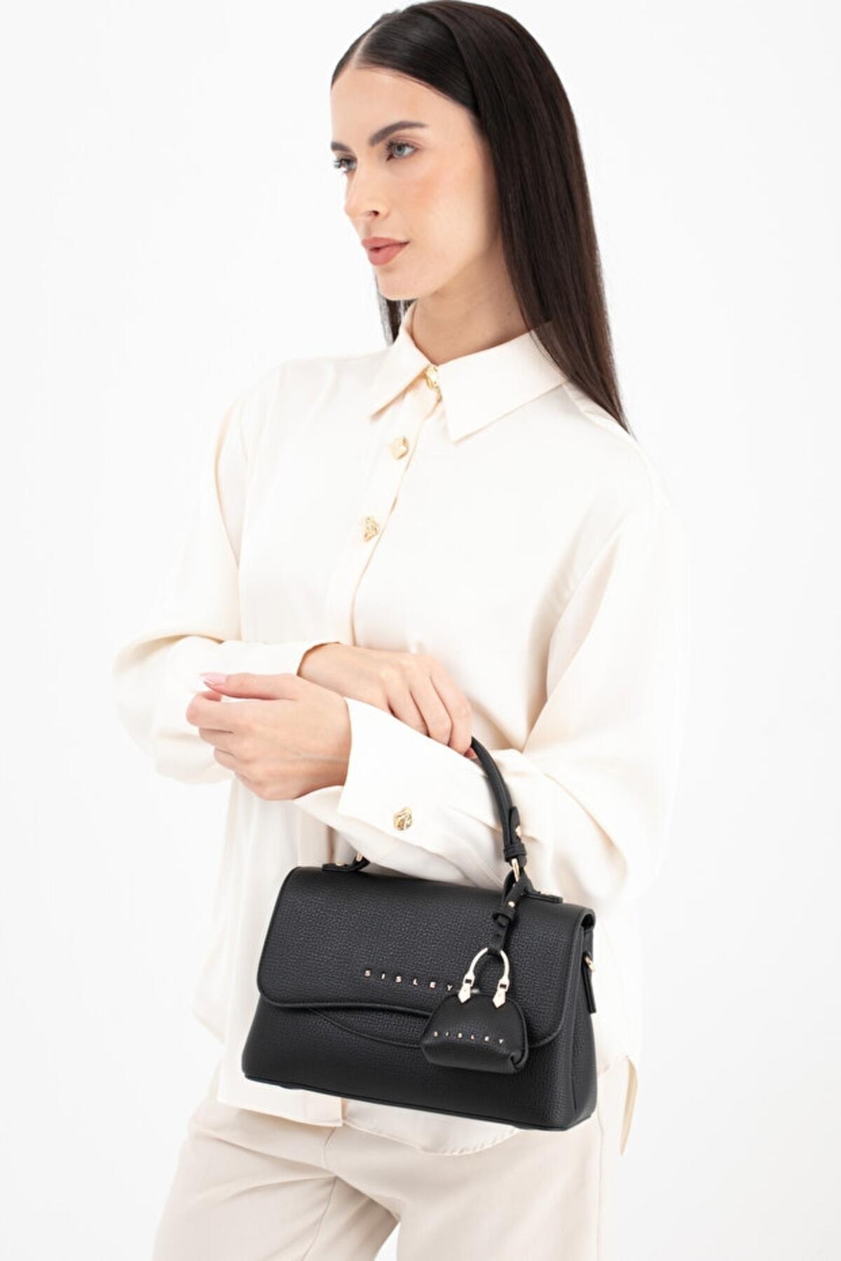 Sisley Kadın Kol Çantası SLY_268 Siyah