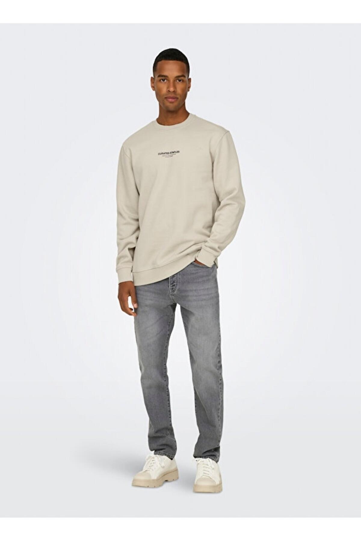 Only&Sons Sweatshirt 22030923 Ekru