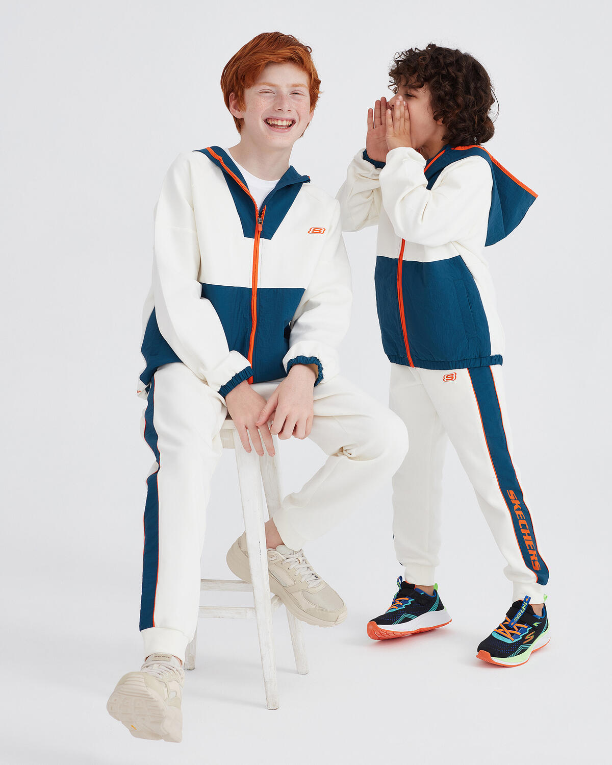 Skechers B 2Xı-Lock Half Zip Sweatshirt Sk232078-102 Kırık Beyaz