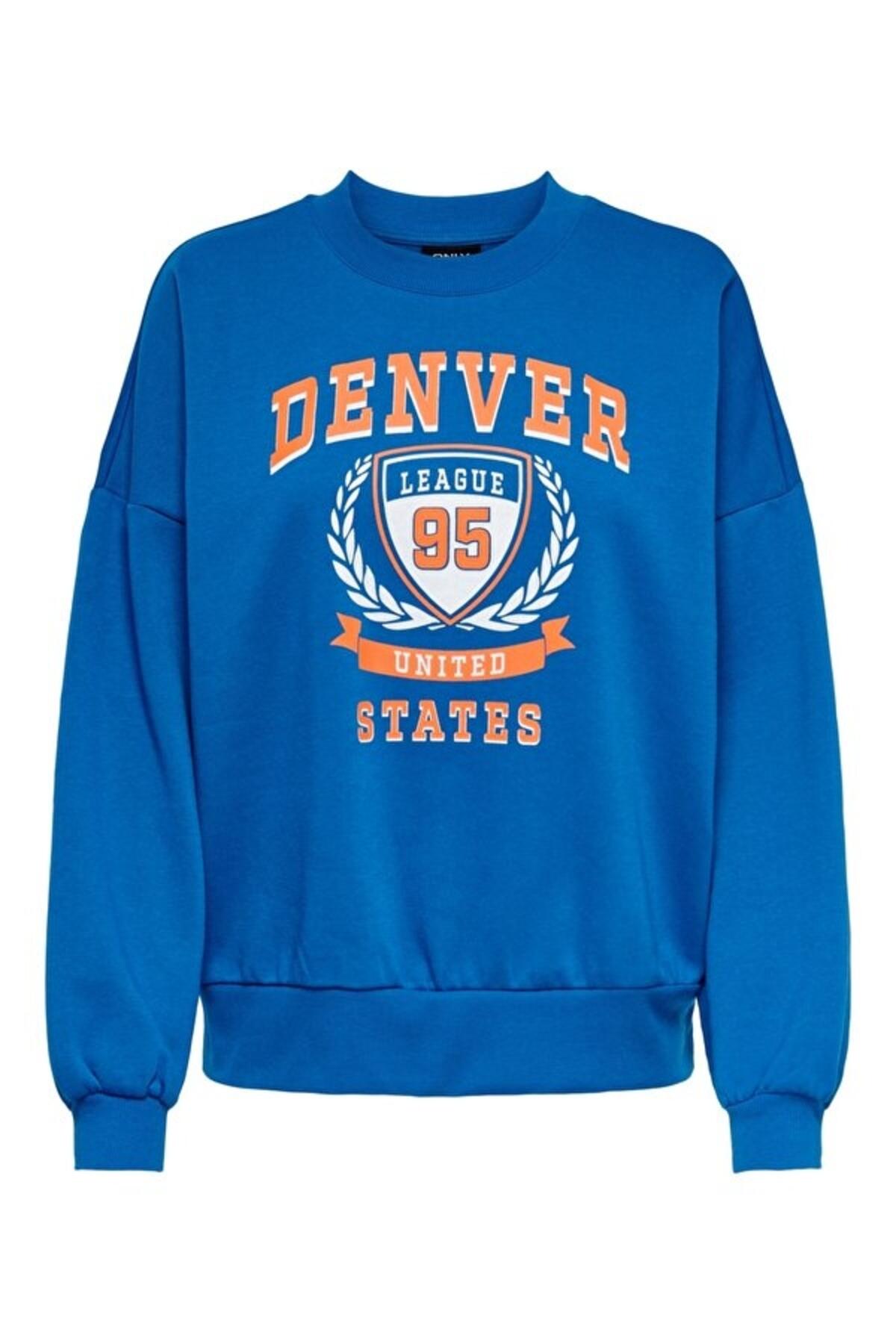 Only Sweatshirt 15280180 Mavi