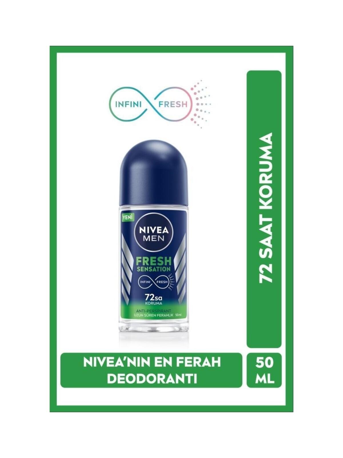 Nivea Erkek Roll-On Fresh Sensation 50Ml