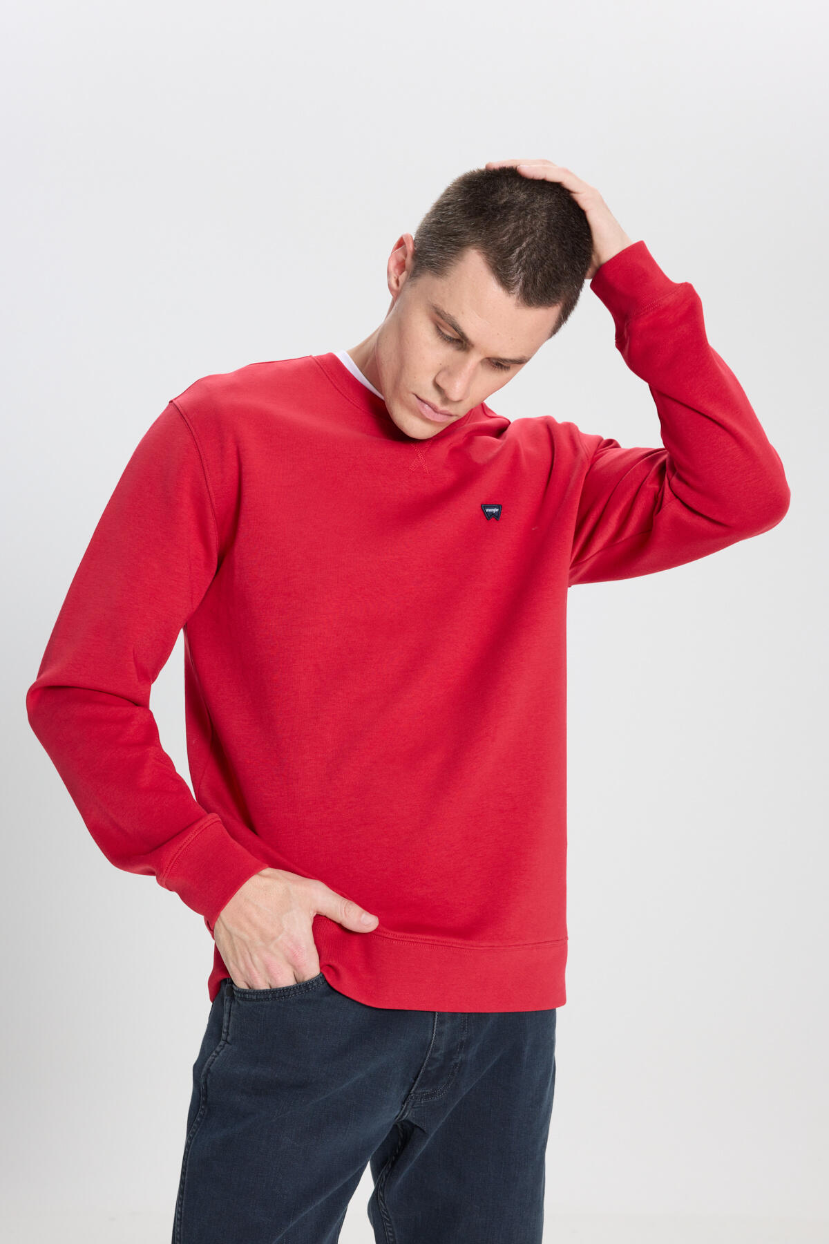 Wrangler Sweatshirt W242726A47 Kırmızı