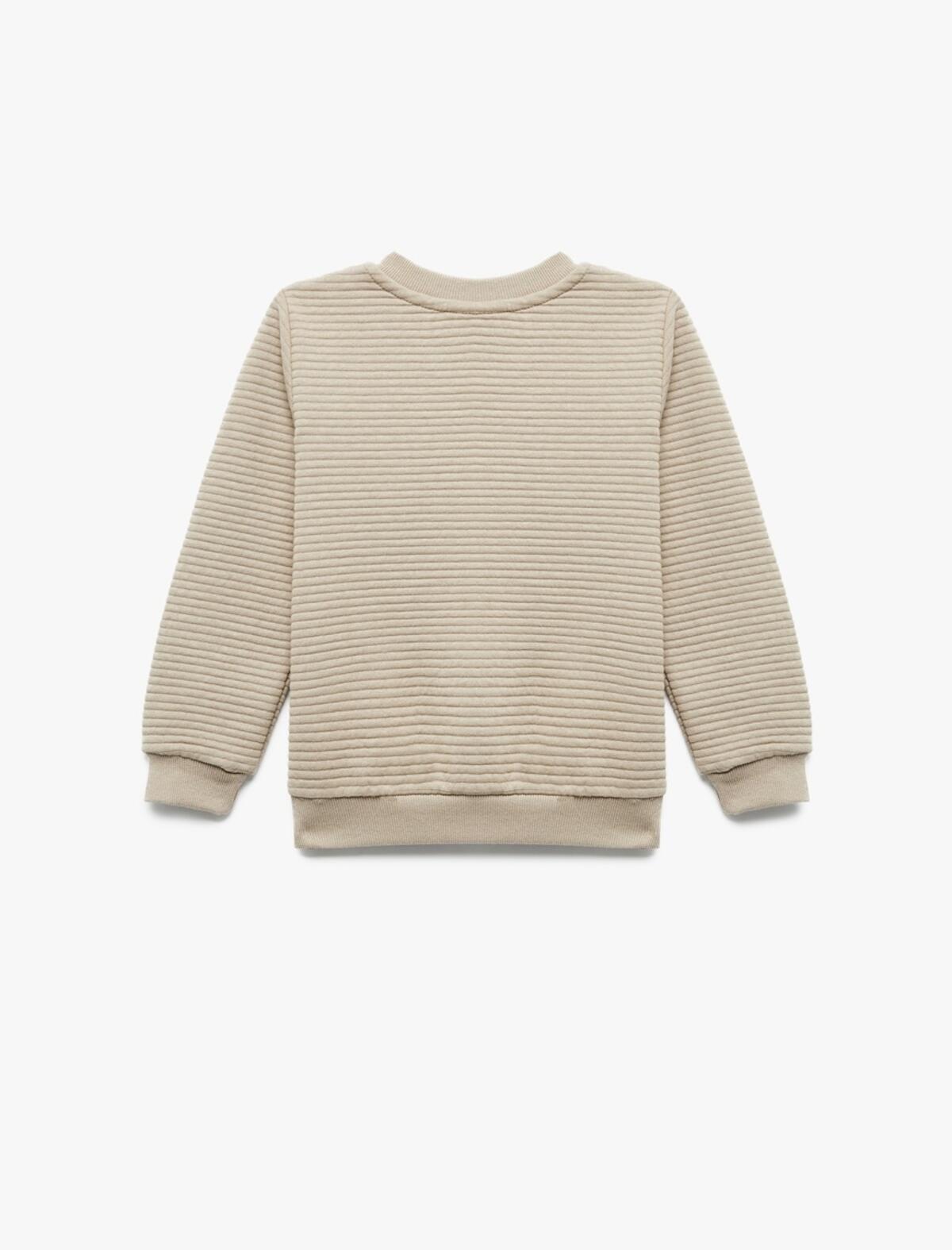 Koton Sweatshirt Erkek Bebek 6WMB10068TK Bej