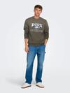 Only&Sons Sweatshirt 22031838 Kahve