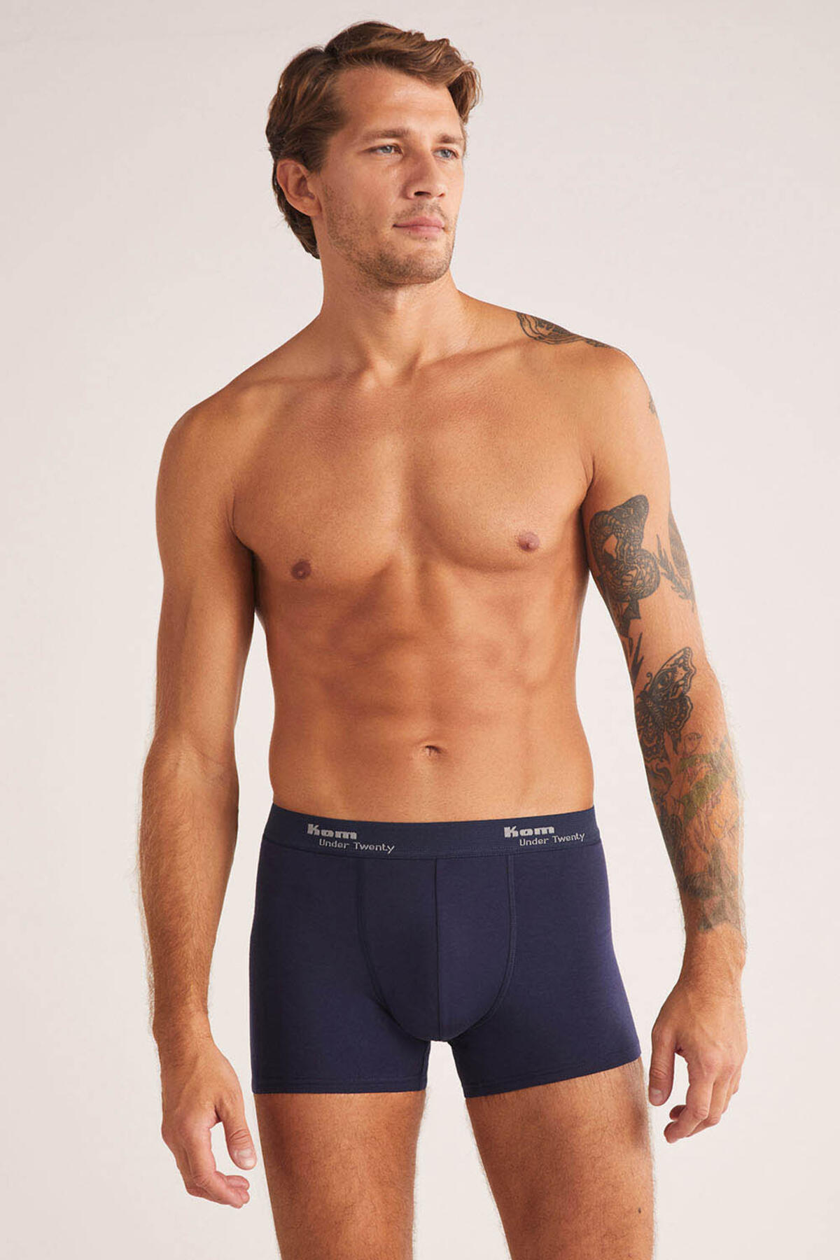 Kom Boxer Tight 2Li 111.011 Lacivert