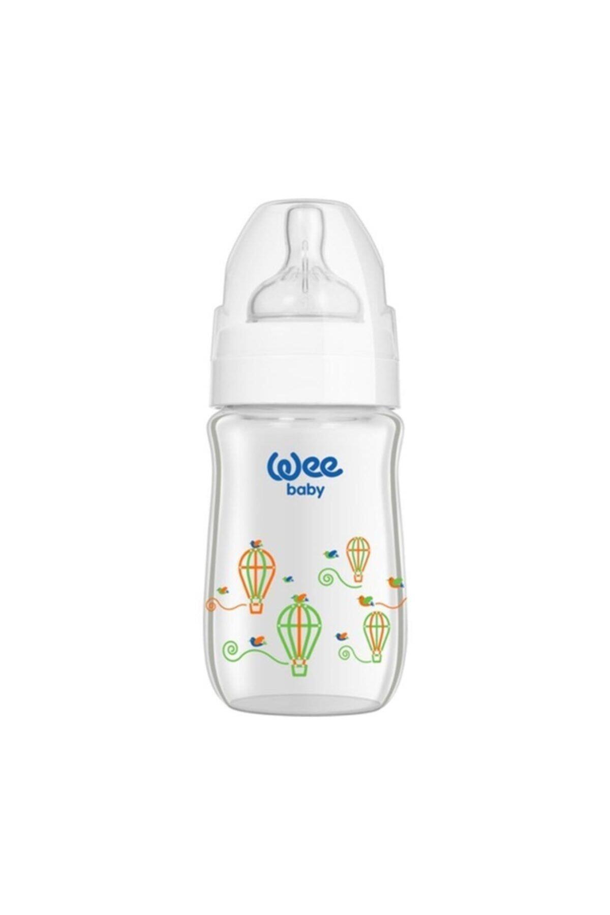 Wee Baby Geniş Ağızlı Cam Biberon 180ML RB140