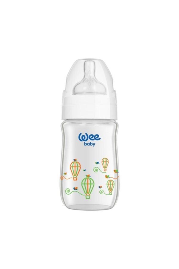 Wee Baby Geniş Ağızlı Cam Biberon 180ML RB140