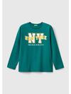 Benetton Uzun Tişört Erkek Çocuk 3096C10LF Yeşil