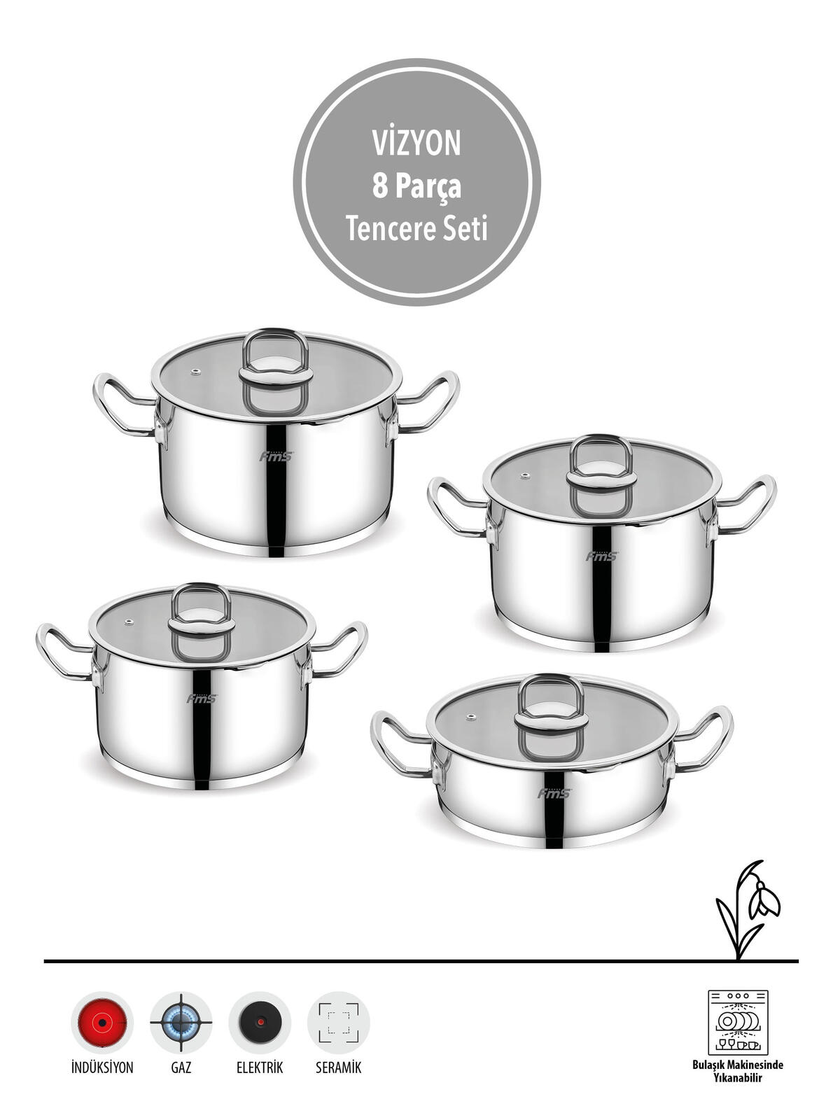 Fms T.S 8P Vizyon 6024 Metal Kulp
