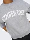 Only Sweatshirt 15254183 Açık Gri Melanj