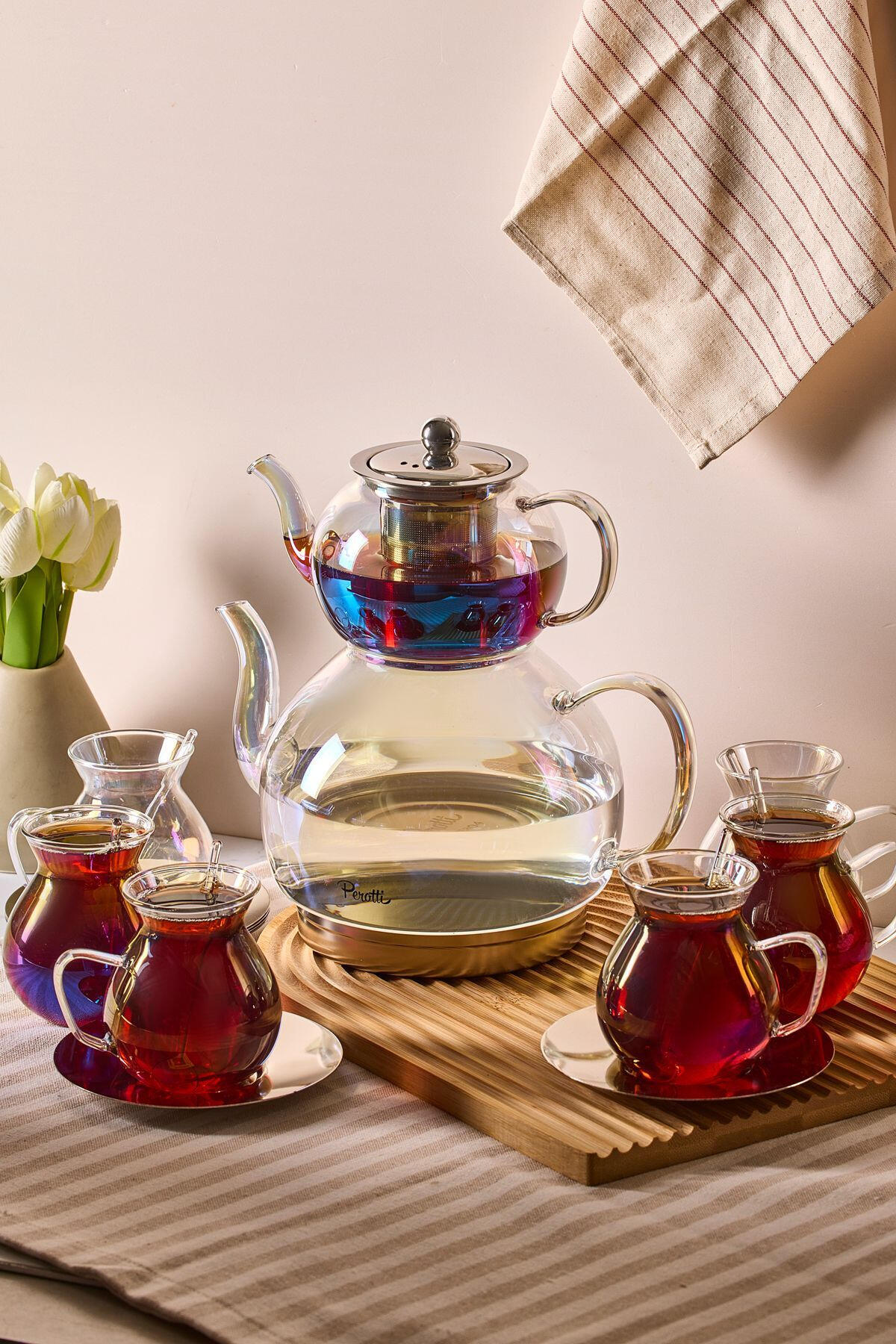 Perotti Çay Seti 20 P Keyf-i Ala Luster 16505