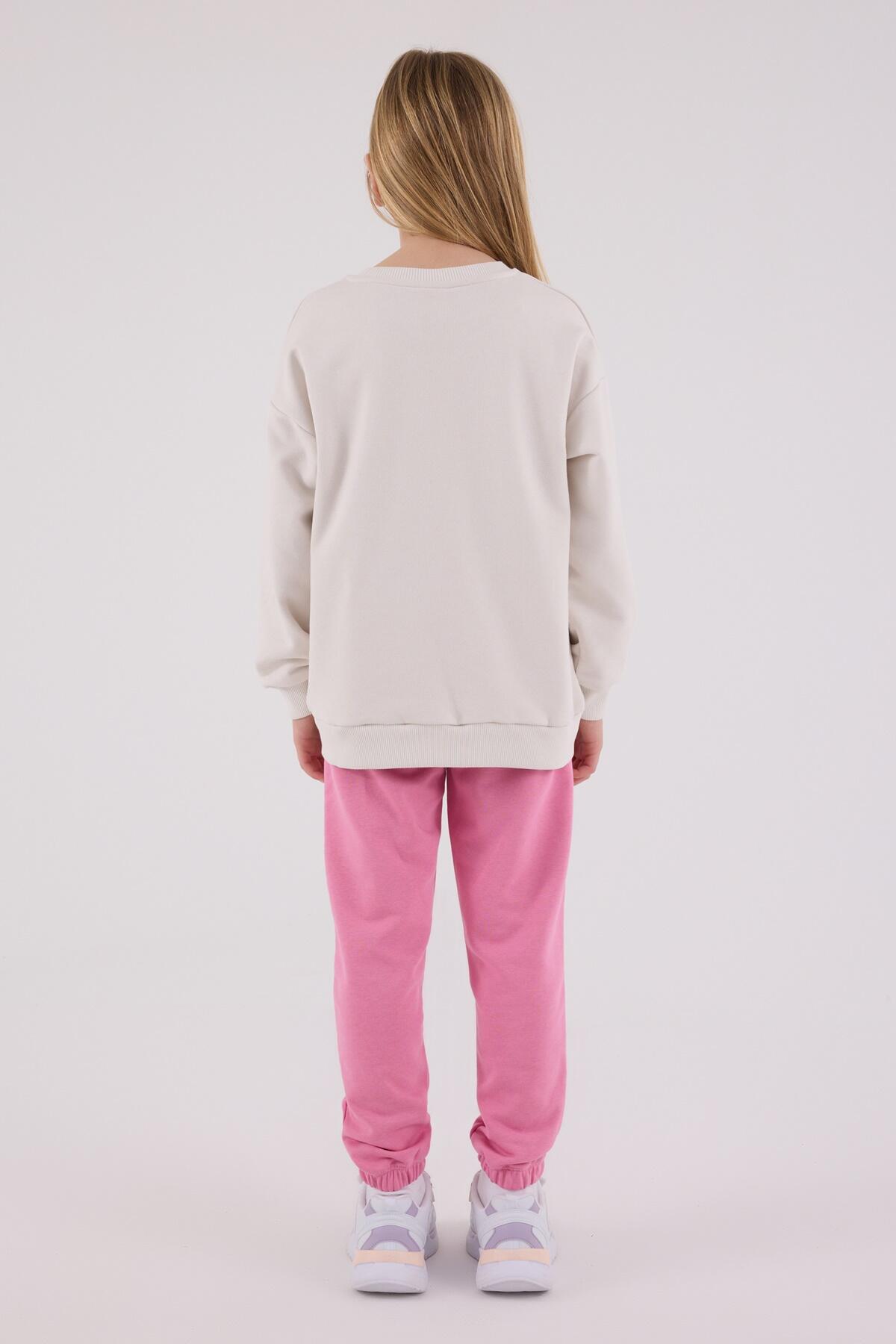 U.S Polo Assn. Eşofman Takımı Kız Çocuk US2312-4 Taş