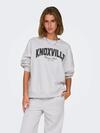 Only Sweatshirt 15337256 Açık Gri Melanj