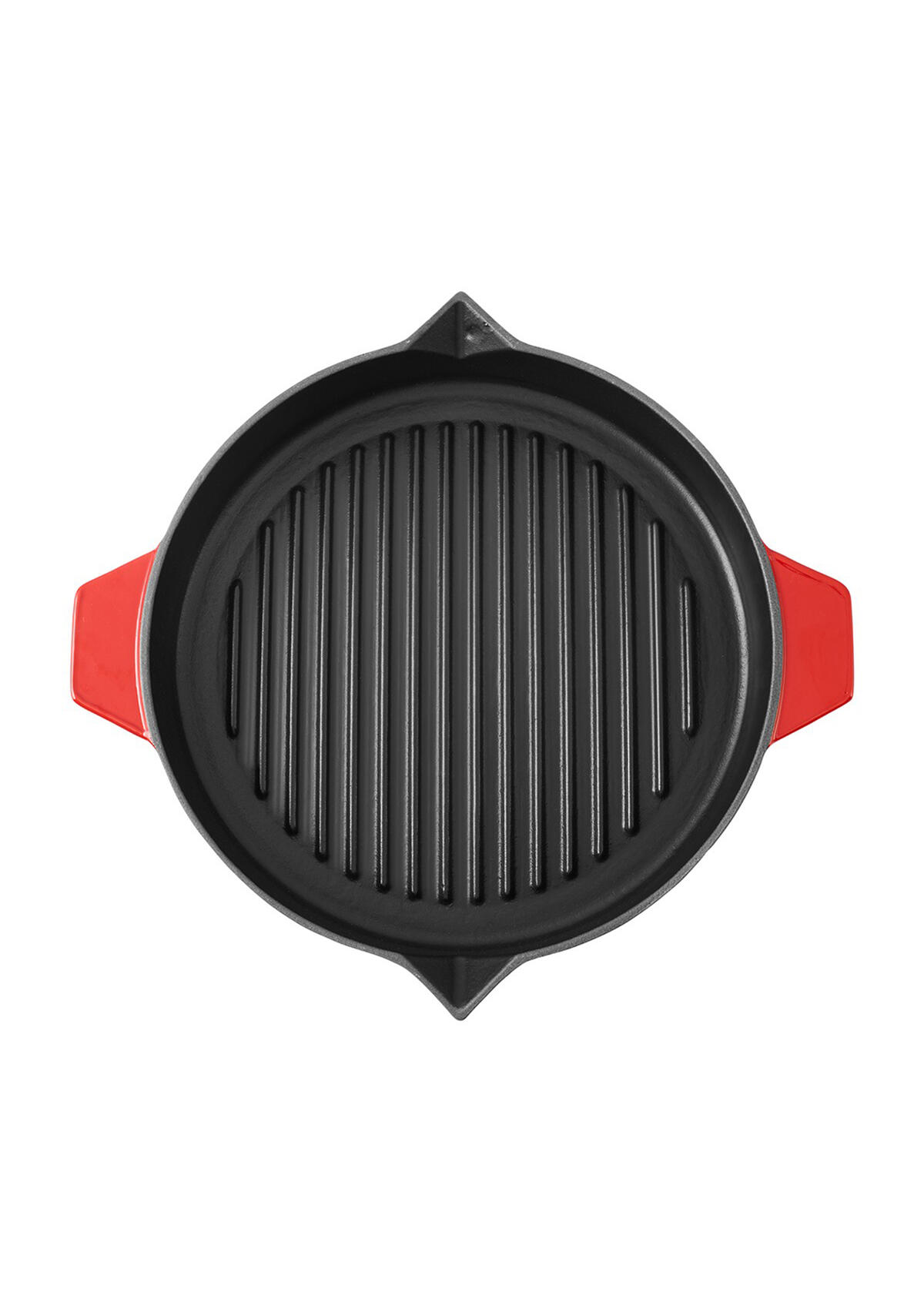 Aryıldız Grill Tava Bombe Duo Cast 30Cm 153AR274354 Kırmızı