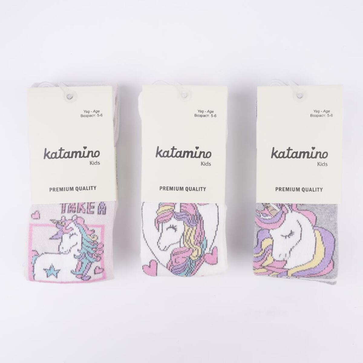 Katamino Külotlu Çorap Kız Çocuk Aygül K62314 Asorti