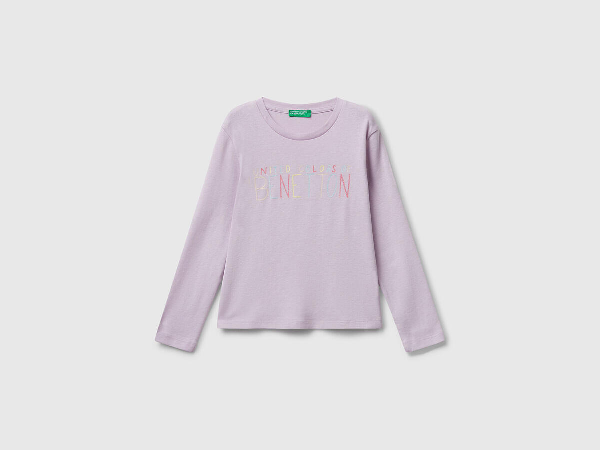 Benetton Tişört Kız Bebek BNT-BG 3I9WG10JS-25K Lila