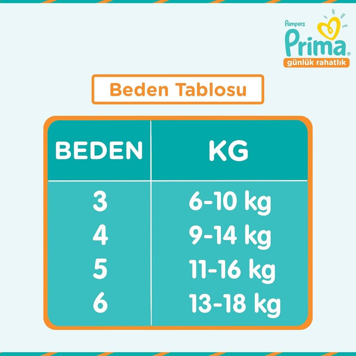 Prima Bez Günlük Rahatlık Extra Large 6 Beden 17Li