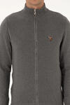 U.S Polo Assn. Hırka 2227188 G081SZ0TH Gri Melanj