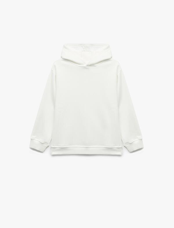 Koton Sweatshirt Erkek Çocuk 6WKB10112TK Ekru