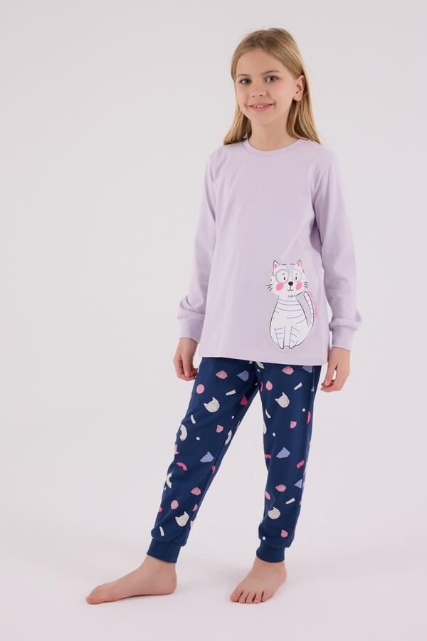 Rolypoly Pijama Takım Kız Çocuk RP3697-G Lila