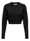 Only Crop Bluz 15262149 Açık Kahverengi