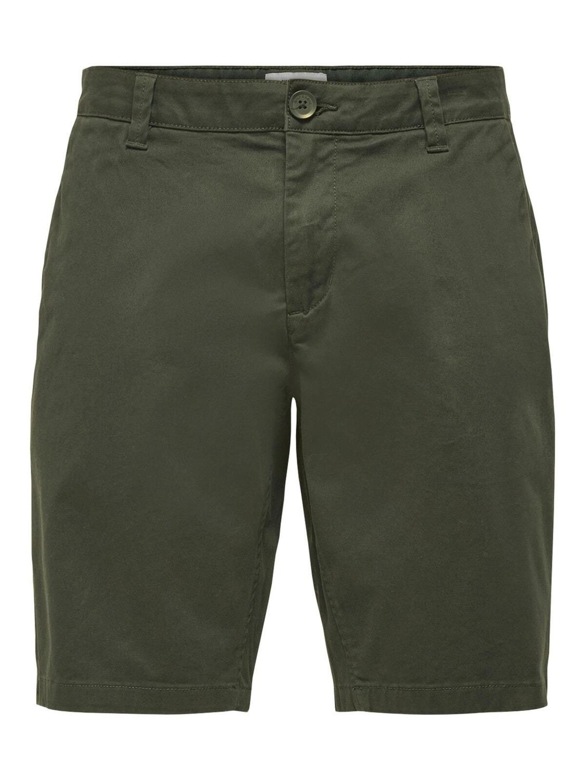 Only&Sons Şort 22018237 Yeşil M