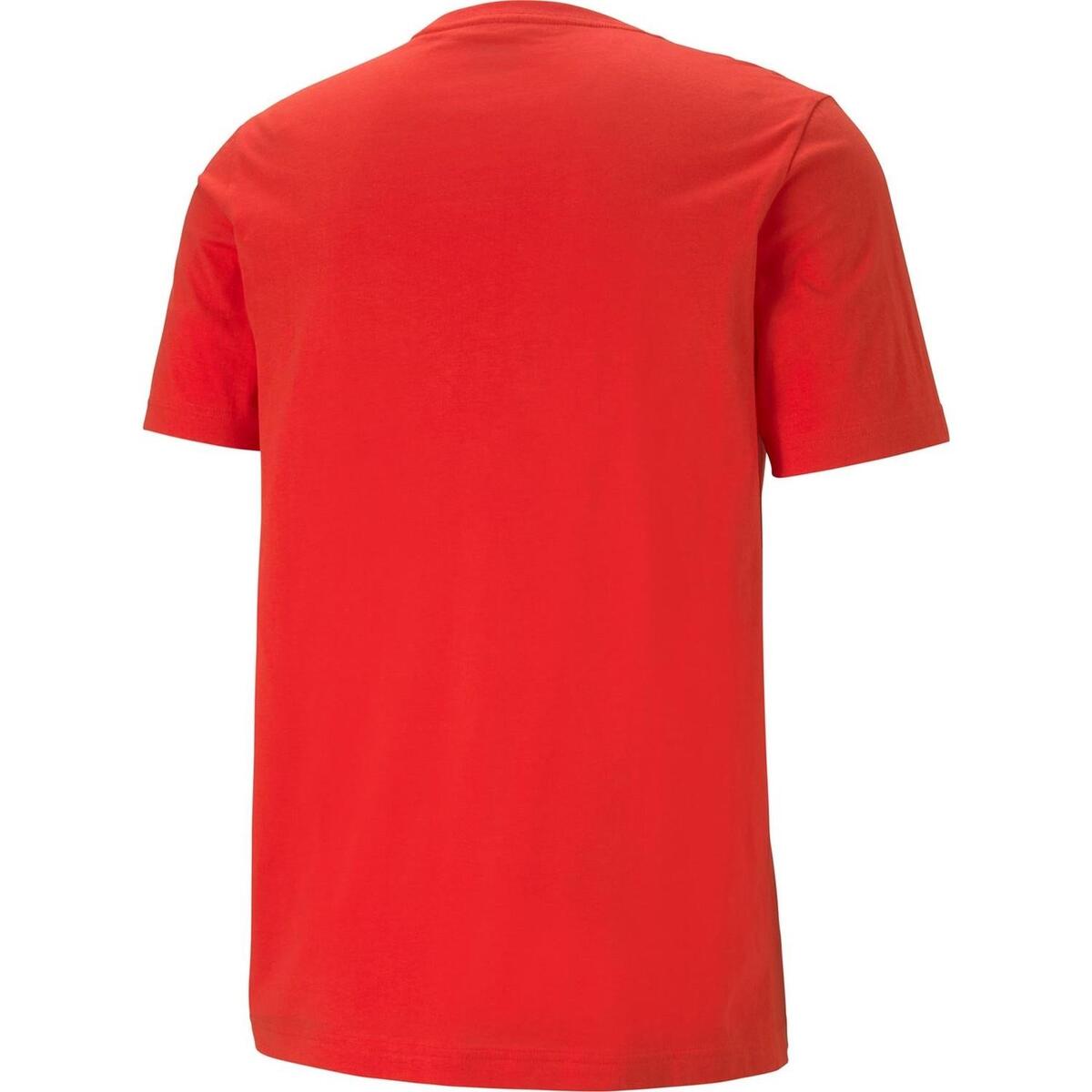 Puma Tee Ess Logo 586666_11 Kırmızı