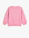 Koton Sweatshirt Kız Çocuk 5WKG10228AK Pembe