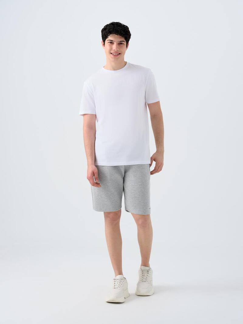 Loft Şort LF2039978 Gri Melanj
