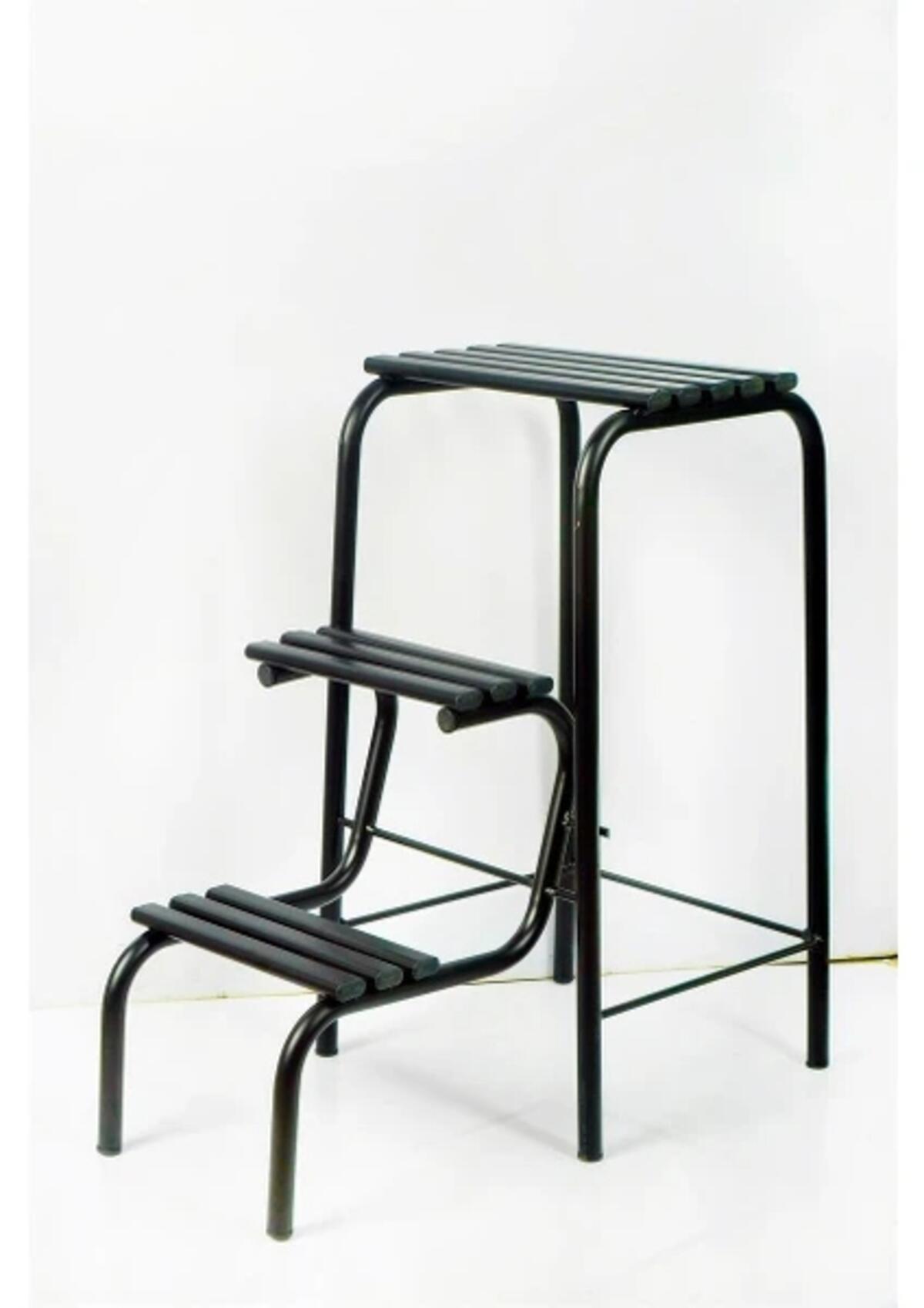 Metal Tabureli Merdiven 1008 Antrasit