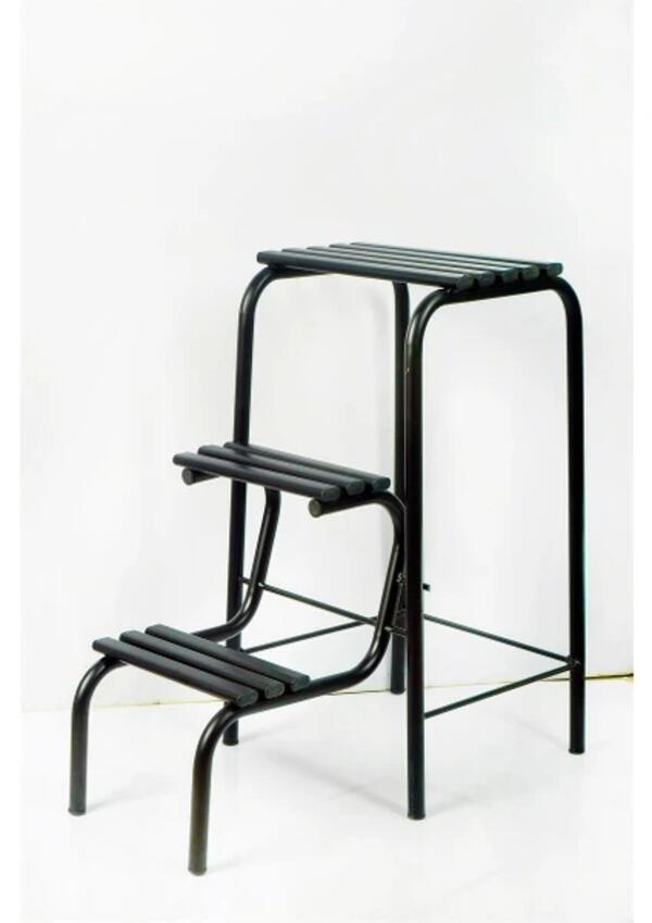 Metal Tabureli Merdiven 1008 Antrasit
