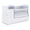 Babyhope Beşik Büyüyen Profilli Nevada 930-58 Mat Beyaz
