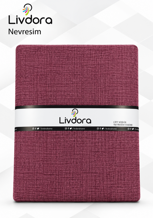 Livdora Nevresim Clean Çk Gül Kurusu