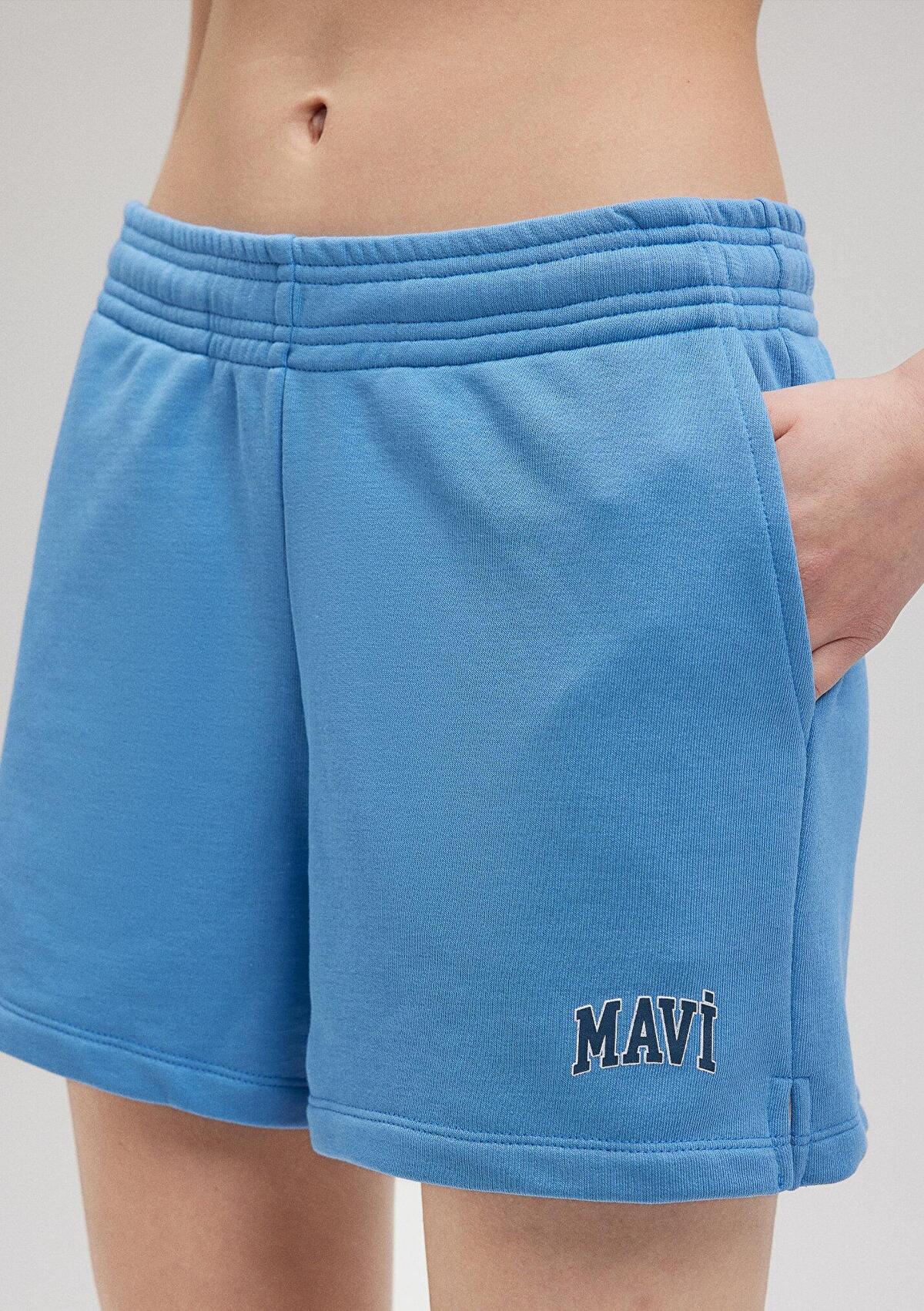 Mavi Şort M1410155-86659 Mavi