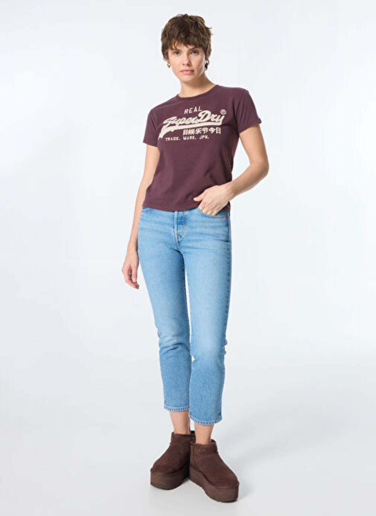 Levis Pantolon 501 Crop A7739-0018 Mavi