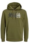 Jack&Jones Sweatshirt 12243927 Yağ Yeşili