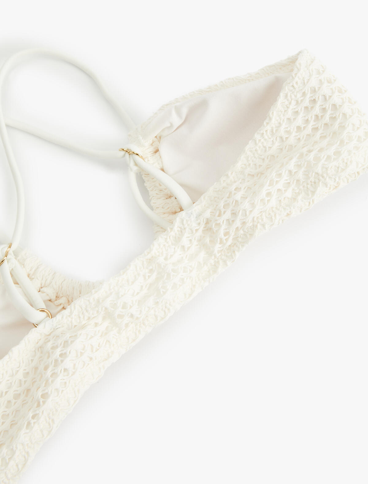 Koton Bikini Üstü 5SAK10025MM Ekru