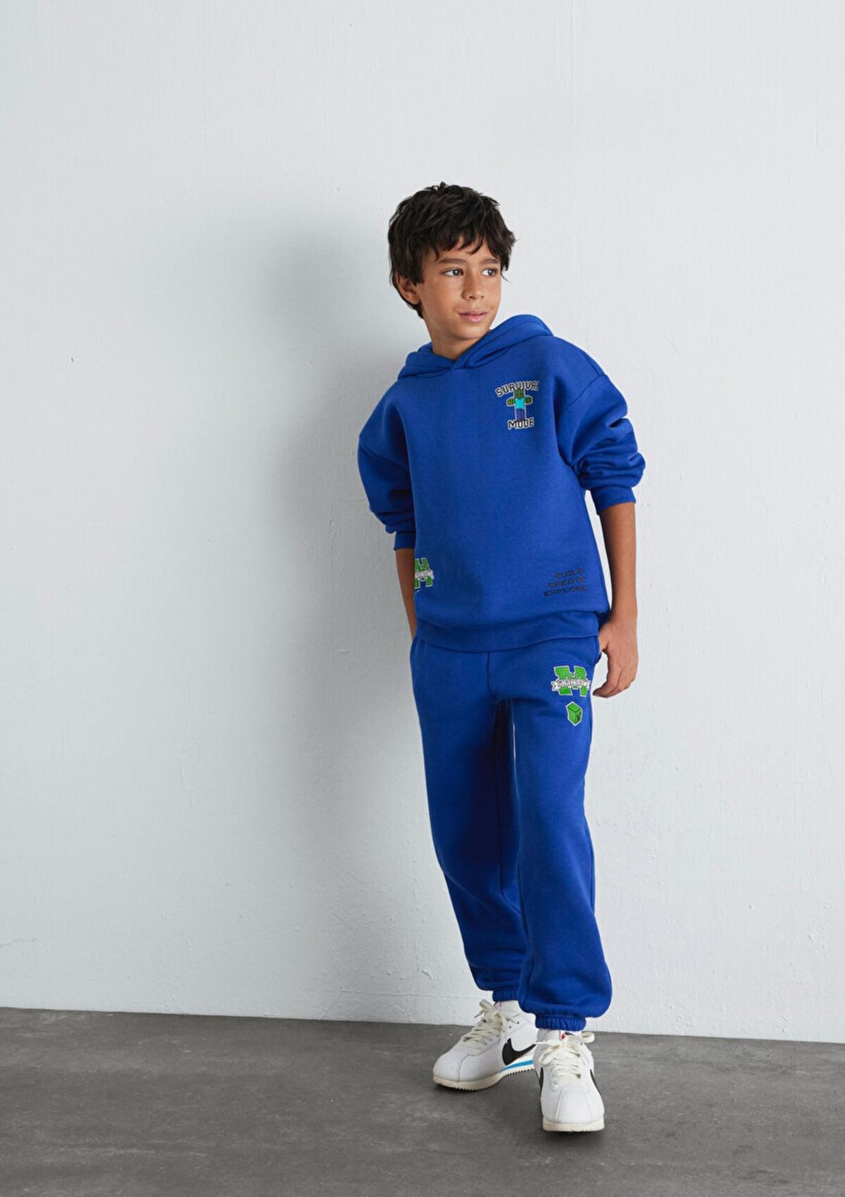 Mavi Eşofman Altı Erkek Çocuk M6010027-70896 Saks Mavi