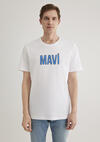 Mavi Tişört M066842-620 Beyaz
