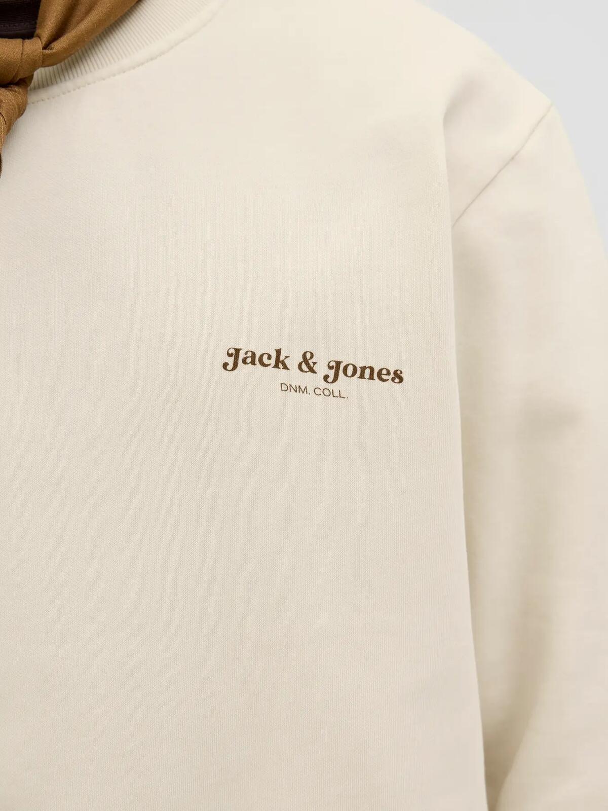 Jack&Jones Sweatshirt 12279531 Krem