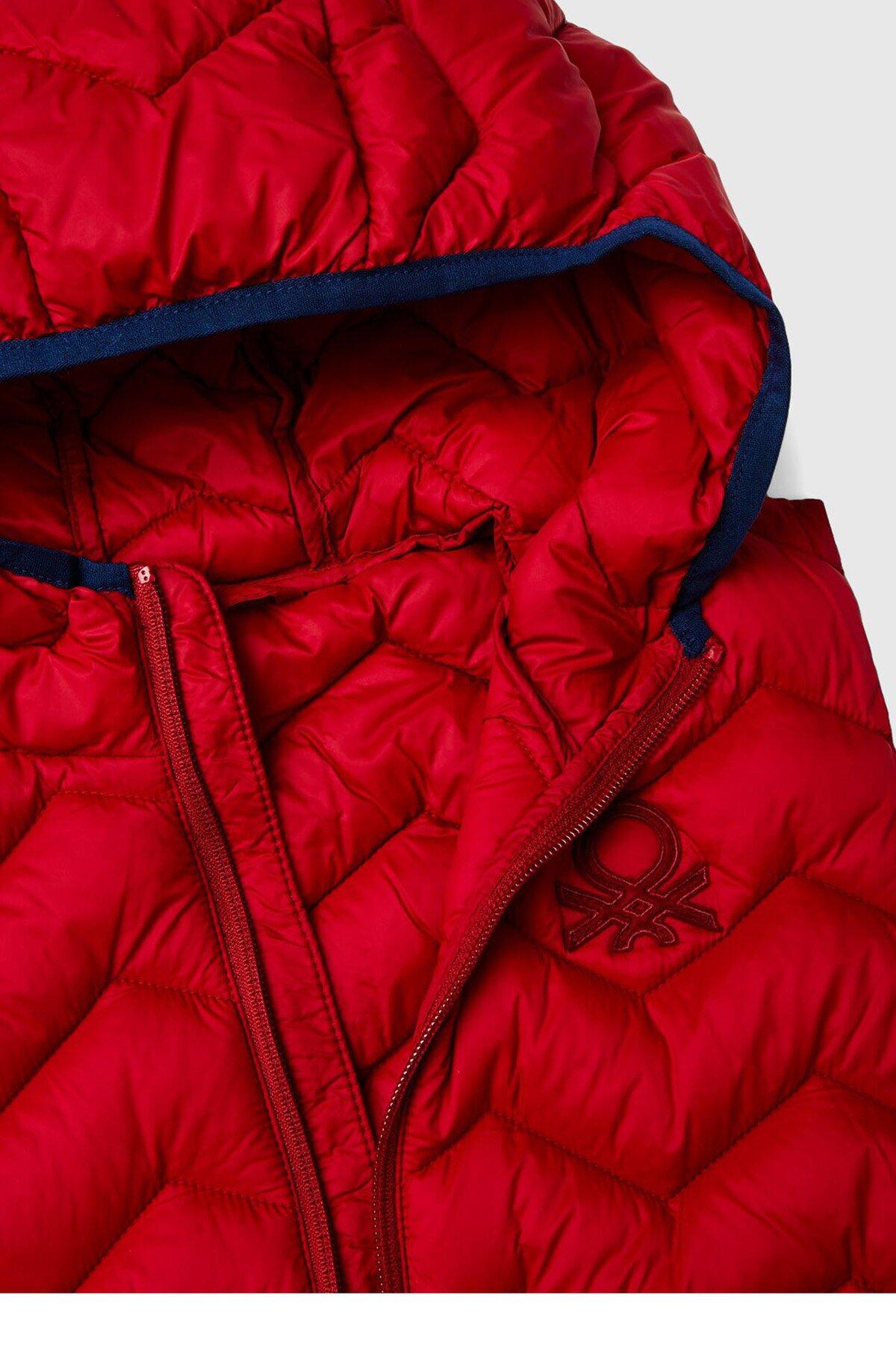 Benetton Yelek Erkek Çocuk 2TWDCJ00R Kırmızı
