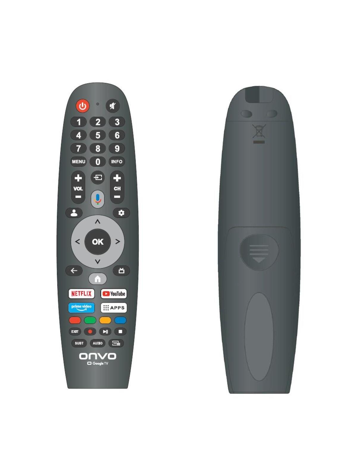 ONVO Qled Tv 55" 55OVF9001UQ Google Smart