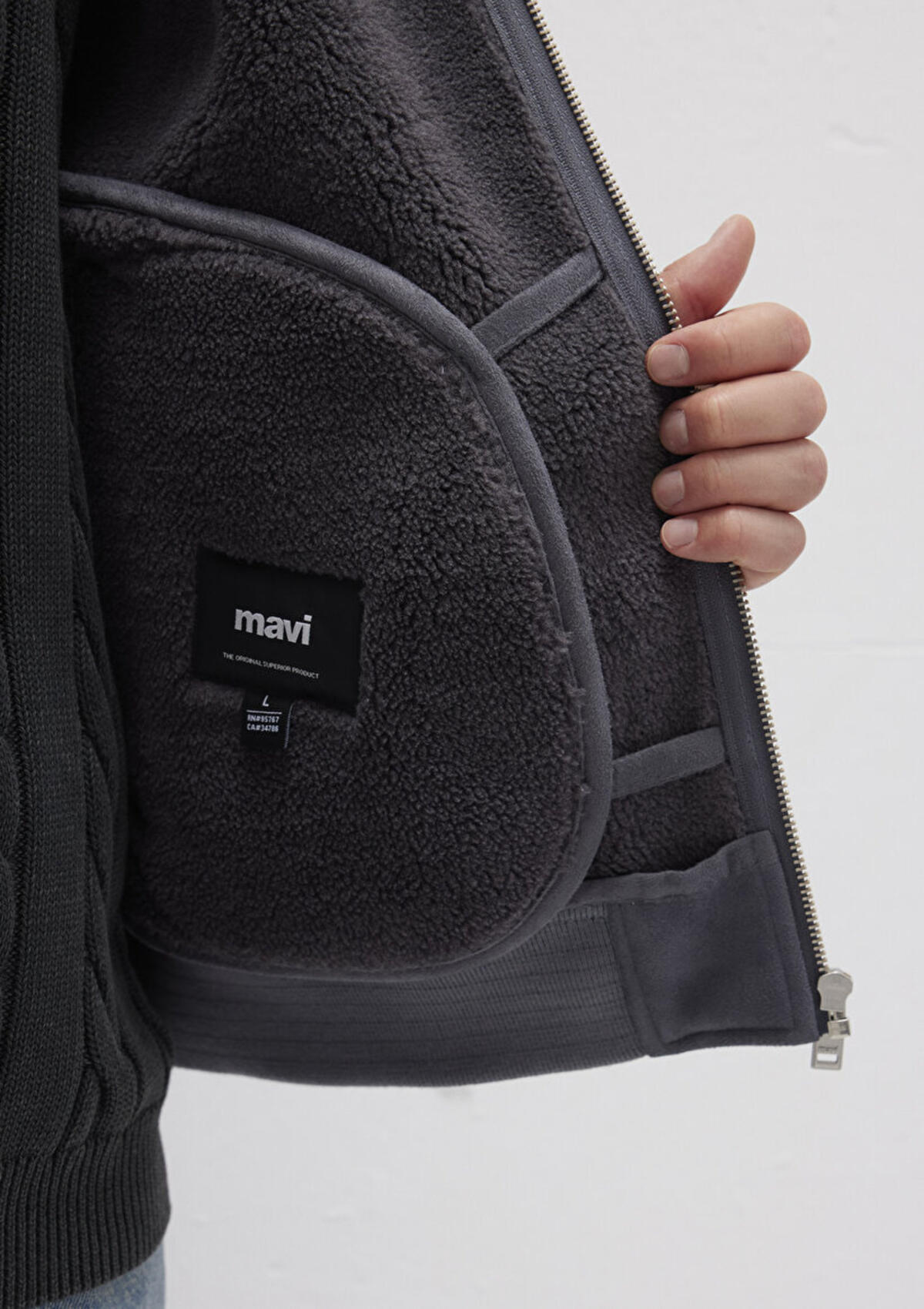 Mavi Erkek Mont M0110450-80776 Gri